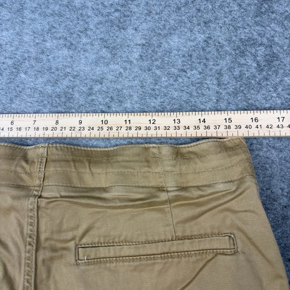 Wrangler Ultra Flex Shorts Mens M Tan Chino Drawstring Adult Casual Outdoors